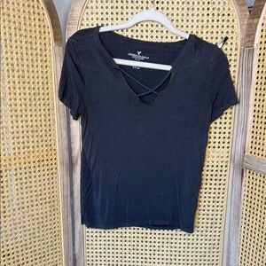 American Eagle Outfitters Black Women's Top